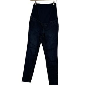 Isabel Maternity Over the Belly Skinny Jeans Dark Wash Size 4 Ingrid & Isabel